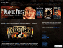 Tablet Screenshot of deaditepress.com